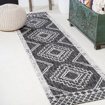 Marokko Diamond Tribal Medallion Indoor/outdoor Area Rug